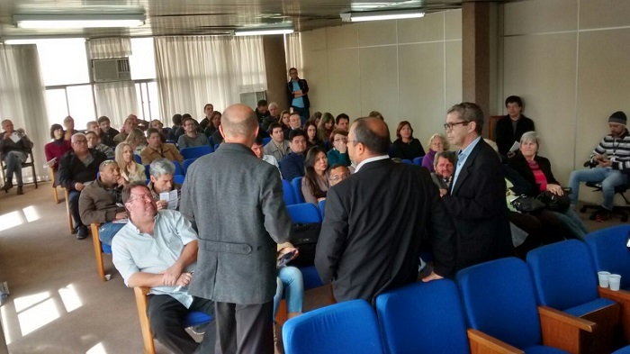Thales Freitas também falou sobre o trabalho da Diretoria que está acompanhando o inquérito civil junto ao Ministério Público do Trabalho no Paraná, que apura a ocorrência de Assédio Moral no âmbito da Receita Federal